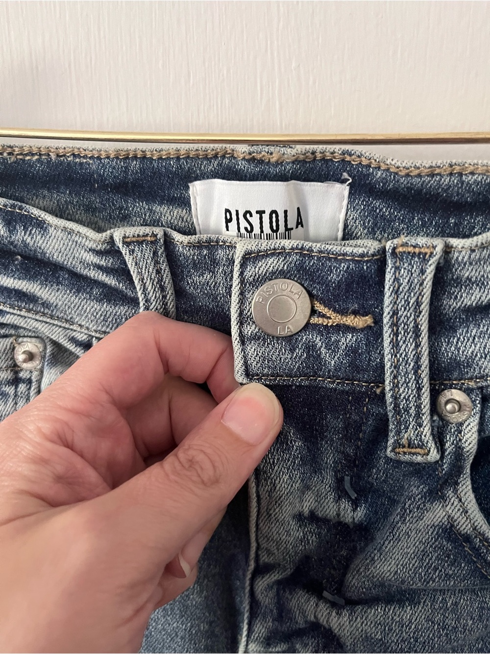 Pistola Light Wash Bootcut Jean Mid Rise Size 24 - Picture 3 of 12